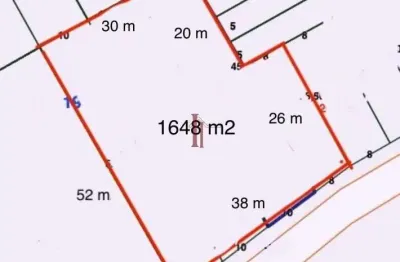 Terreno à venda na Rua Porto Carrero, 1080, Campestre, Santo André