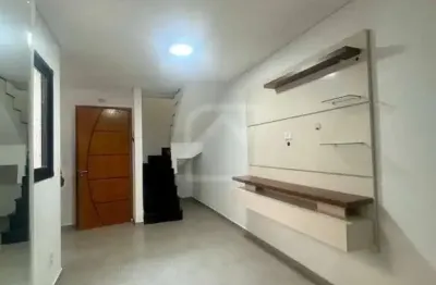 Cobertura com 2 quartos para alugar na travessa expedicionário mário novelli, 105, vila pires, santo andré por r$ 2.600