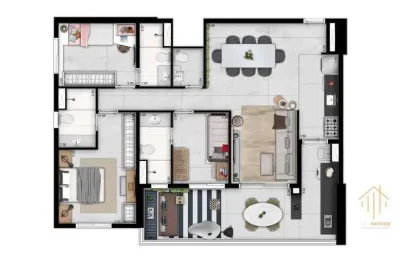 Apartamento com 3 dormitórios à venda, 103 m² por R$ 1.440.000,00 - Tatuapé - São Paulo/SP