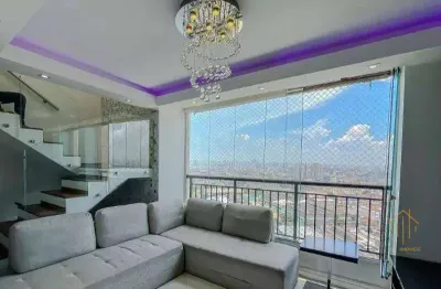 Cobertura com 3 dormitórios à venda, 189 m² por r$ 2.200.000,00 - belém - são paulo/sp