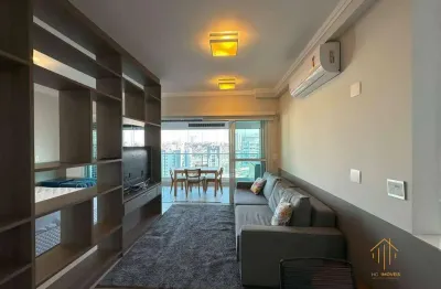 Apartamento com 1 dormitório para alugar, 55 m² por r$ 5.989,00/mês - anália franco - são paulo/sp