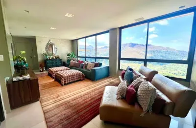 Apartamento com 4 quartos à venda na rua das cores, 700, vale dos cristais, nova lima por r$ 2.100.000