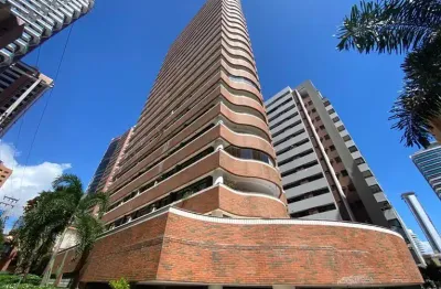 Cobertura duplex, vista mar, 5 suítes, 08 vagas paralelas, 200 metros da av. beira