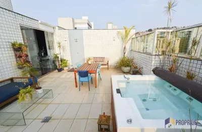 Cobertura com 3 quartos à venda na rua grão pará, 570, santa efigênia, belo horizonte por r$ 1.890.000