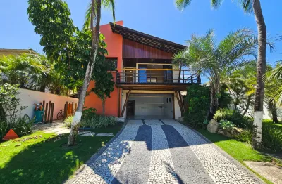 Porto busca vida resort, linda casa rústica, 5/4, a poucos metros da praia