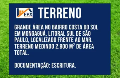 Terreno à venda no Balneário Costa Sol, Mongaguá 