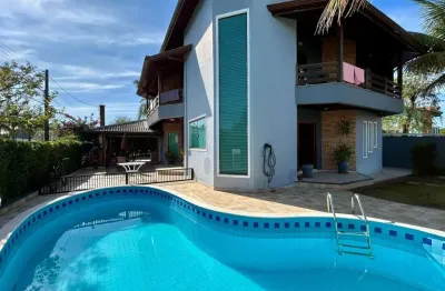 Casa alto padrão para venda em peruíbe, bougainville, 4 dormitórios, 2 suítes, 3 banheiros, 2 vagas