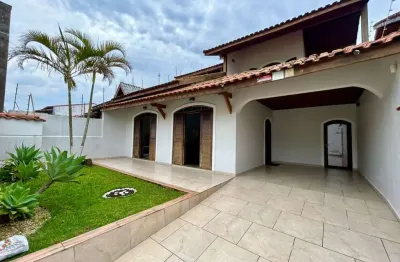 Casa alto padrão para venda em peruíbe, jardim casablanca, 4 dormitórios, 2 suítes, 2 banheiros, 3 vagas