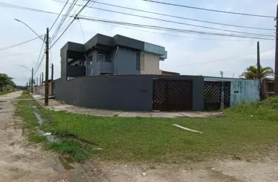 Casa sobreposta para venda em itanhaém, jardim jamaica, 2 dormitórios, 1 banheiro, 2 vagas