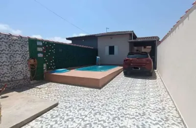 Casa para venda em itanhaém, jardim regina, 3 dormitórios, 1 suíte, 2 banheiros, 2 vagas