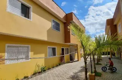 Casa em condomínio para venda em itanhaém, jardim das palmeiras, 2 dormitórios, 1 banheiro, 1 vaga