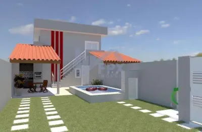 Casa para venda em itanhaém, campos elíseos, 2 dormitórios, 1 suíte, 1 banheiro, 2 vagas