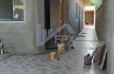 Casa para venda em itanhaém, vila verde mar, 2 dormitórios, 1 suíte, 2 banheiros, 2 vagas