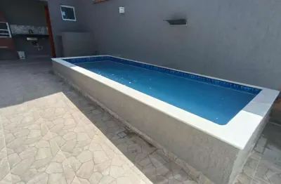 Casa para venda em itanhaém, balneário gaivota, 2 dormitórios, 1 suíte, 2 banheiros, 2 vagas