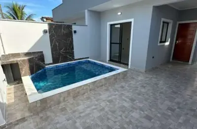 Casa para Venda em Mongaguá, Jardim Santana, 2 dormitórios, 1 suíte, 1 banheiro, 2 vagas