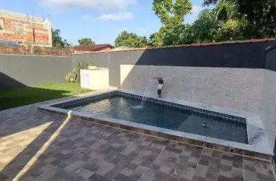 Casa para Venda em Itanhaém, Jardim das Palmeiras, 3 dormitórios, 1 suíte, 2 banheiros, 2 vagas