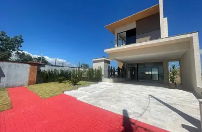 Casa Alto Padrão para Venda em Peruíbe, Flórida, 4 dormitórios, 4 suítes, 2 banheiros, 4 vagas