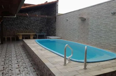 Casa para venda em itanhaém, jardim suarão, 2 dormitórios, 1 banheiro, 2 vagas