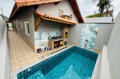 Casa para venda em mongaguá, jussara, 2 dormitórios, 1 suíte, 1 banheiro, 2 vagas