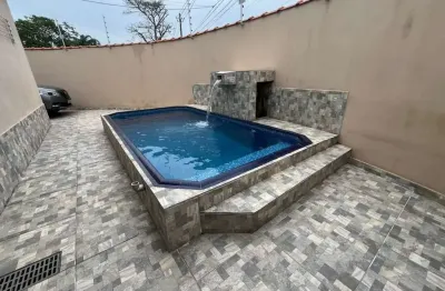 Casa para venda em itanhaém, jardim das palmeiras, 2 dormitórios, 1 suíte, 1 banheiro, 4 vagas