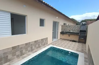 Casa com piscina de condominio a venda na praia em itanhaém/sp