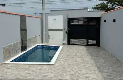 Casa para Venda em Mongaguá, Jussara, 2 dormitórios, 1 suíte, 2 banheiros, 2 vagas