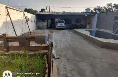 Casa para venda em itanhaém, bopiranga, 2 dormitórios, 1 banheiro, 6 vagas