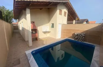 Casa para venda em itanhaém, jardim jamaica, 2 dormitórios, 1 suíte, 1 banheiro, 2 vagas