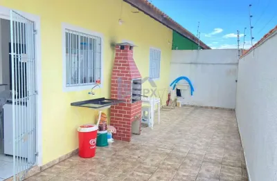 Casa para venda em itanhaém, jardim são joão, 2 dormitórios, 1 banheiro, 3 vagas