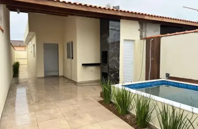 Casa para venda em itanhaém, tupy, 2 dormitórios, 1 banheiro, 2 vagas