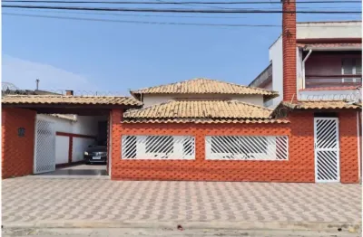 Casa para venda em mongaguá, jardim santana, 3 dormitórios, 2 suítes, 1 banheiro, 3 vagas