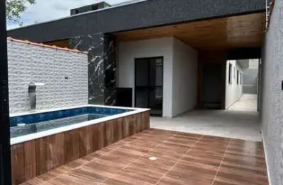 Casa para venda em itanhaém, tupy, 2 dormitórios, 1 suíte, 1 banheiro, 2 vagas