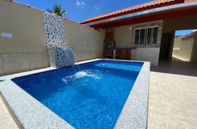 Casa para venda em itanhaém, loty, 2 dormitórios, 1 banheiro, 2 vagas