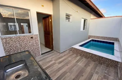 Casa em condomínio para venda em itanhaém, gaivotas, 2 dormitórios, 1 suíte, 1 banheiro, 1 vaga