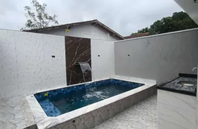 Casa para venda em itanhaém, gaivotas, 2 dormitórios, 1 suíte, 2 banheiros, 2 vagas
