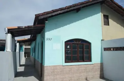 Casa para venda em itanhaém, savoy, 2 dormitórios, 1 banheiro, 1 vaga