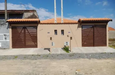 Casa para venda em itanhaém, recanto dos bandeirantes, 2 dormitórios, 1 banheiro, 1 vaga
