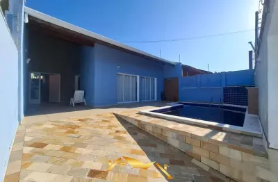 Casa com 4 quartos sendo 2 suítes à venda, 165 m² por r$ 740.000 no bairro parque balneário oásis - peruíbe/sp