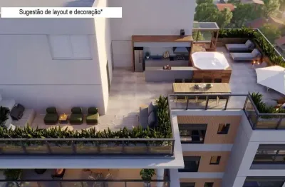 Cobertura 330m² 4 suítes 4 vagas nova no contrapiso brooklin novo