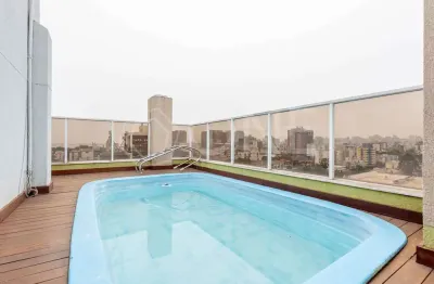 Cobertura com 3 quartos para alugar na Avenida Ganzo, 677, Menino Deus, Porto Alegre por R$ 6.900