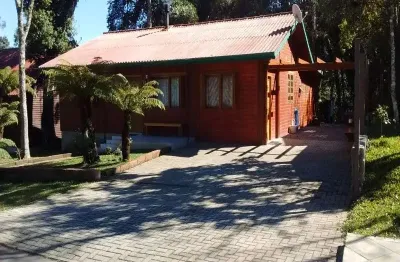 Casa em condomínio fechado com 3 quartos à venda na rua pedro carlos franzen, 310, villagio, gramado por r$ 800.000