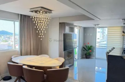 Cobertura para venda em palhoça, centro, 3 dormitórios, 3 suítes, 4 banheiros, 2 vagas