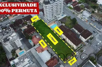 Terreno à venda na Rua Laguna, 10, Bucarein, Joinville