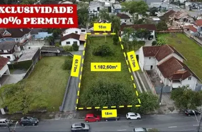 Terreno à venda na Rua João Barthold, 10, América, Joinville