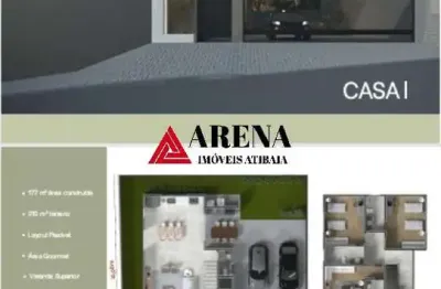 Imperdível oportunidade: casa à venda em atibaia-sp, no bairro loteamento loanda, 3 quartos, 3 suítes, 3 salas, 4 banheiros, 4 vagas, 177m².