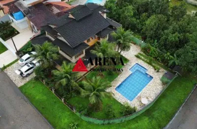 Casa de Luxo à venda em Condomínio exclusivo em Bertioga-SP, praia de Boracéia 5 quartos, 4 suítes, 4 salas, 6 banheiros, 400m².