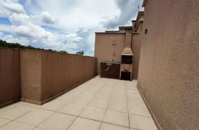 Cobertura duplex com 3 quartos no residencial lê mont-jardim  isis-cotia/sp