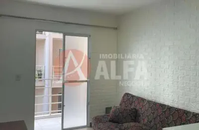 Apartamento térreo semimobiliado com 2 dormitórios - condomínio astória residence iii - jardim barro branco - cotia/sp