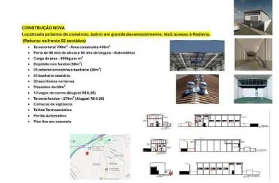 Barracão / Galpão / Depósito para alugar na Rua Malgaxie, Outeiro de Passárgada, Cotia