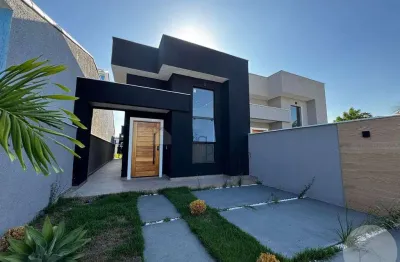 Excelente casa com 3 quartos e área gourmet,  à venda em itaipuaçú-maricá rj.